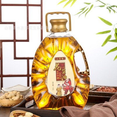 山里俏 压榨花生油5升古法酿造家用炒菜无添加植物油代发批发图3