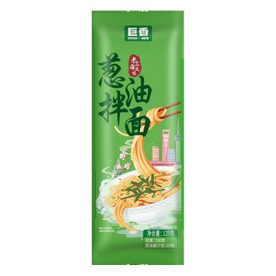 【快团爆款】上海葱油拌面挂面带料包独立包装一件代发厂家直销图4