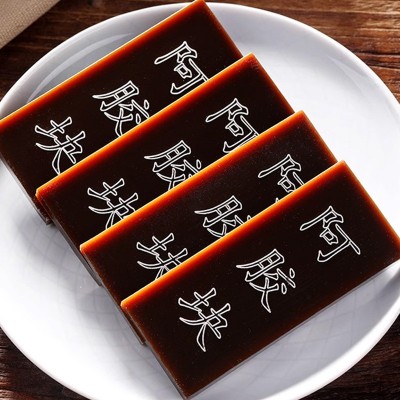 阿胶块250g东阿驴皮阿胶片熬阿胶糕打粉即食滋养阿胶原块现 货批发图3
