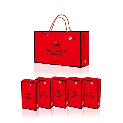 有机五常大米精品礼盒装5kg10斤稻花香大米东北新米贴牌定制代发图5