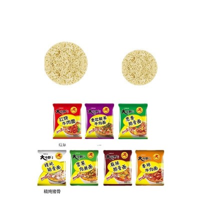 今麦郎方便面大今野拉面整箱红烧牛肉面袋装速食食品夜宵泡面批发图3
