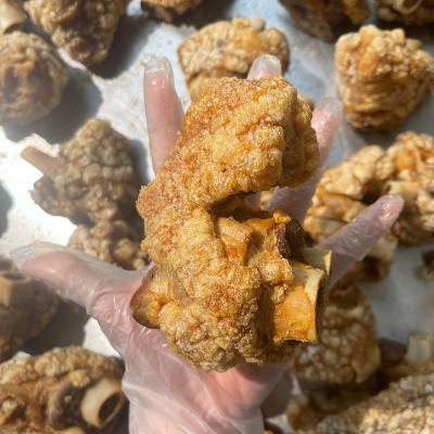 广西卤味炸猪手煲餐饮半成品油炸猪脚商用柳州螺蛳粉虎皮猪蹄图3