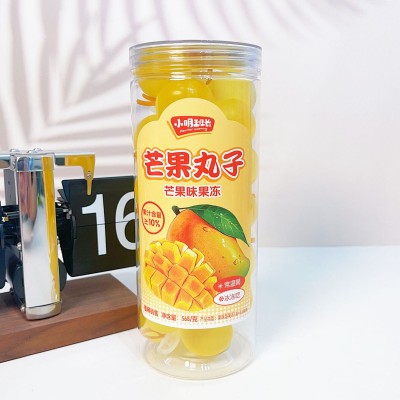 网红休闲果冻丸子巨峰葡萄多果味果冻568g桶装气球果冻零食批发图3