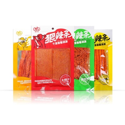 湖南特产千里香122g狠辣条大辣片大量批发网红湖南特产厂 家代发图5