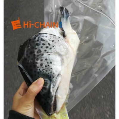 三文鱼头500g/个 批发烧烤炖汤现杀三文鱼头火锅高汤图4