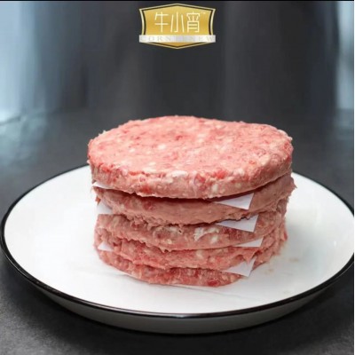 澳洲安格斯原味牛肉饼汉堡肉饼早餐新鲜汉堡西餐食材儿童牛排2斤图4