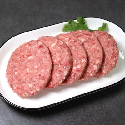 澳洲安格斯原味牛肉饼汉堡肉饼早餐新鲜汉堡西餐食材儿童牛排2斤图3