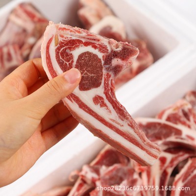 法式小羊排源头厂家商用家用烧烤羊战斧批发半成品烧烤食材原切羊图4