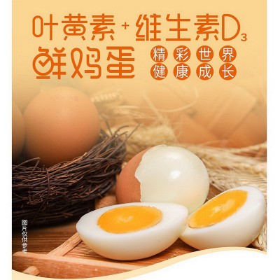 叶黄素+维生素D3鲜鸡蛋30枚/盒 1.5kg 新鲜无抗保洁蛋鸡蛋礼盒图2
