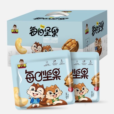 豫小果每日坚果混合坚果果干果仁休闲小零食一件代发图2