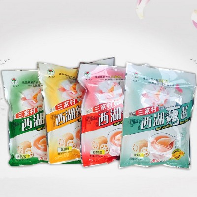三家村原味藕粉432克西湖藕粉杭州特产冲饮食品送亲人朋友大礼包图4
