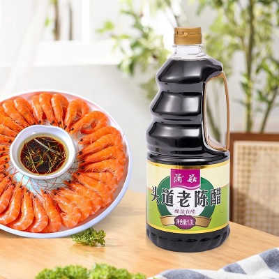 蒲菇头道老陈醋 粮食酿造家烹饪炒菜凉拌饺子蘸料调味醋厨房酒店图4
