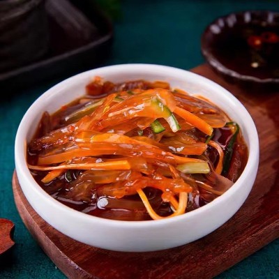 喜乐海5斤海蜇头桶装即食海蜇头盐渍海哲头即食无沙预制菜整箱图4