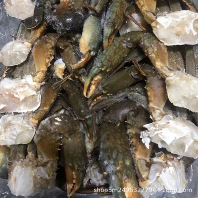 批发肉蟹排36斤 青蟹排切蟹割蟹麻辣香辣蟹排成都中西餐酒店食材图2