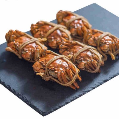 花雕熟醉蟹 即食6只蟹全母 醉蟹大闸蟹香辣蟹 花雕蟹熟食公母螃蟹图4