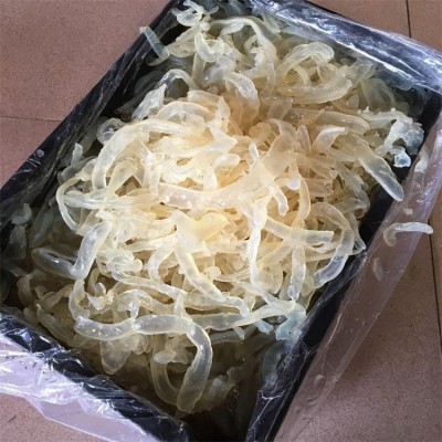 批发海蜇丝8公斤箱装凉拌菜盐渍海蜇无沙非即食爽脆海蜇皮图2