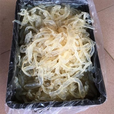 批发海蜇丝8公斤箱装凉拌菜盐渍海蜇无沙非即食爽脆海蜇皮图3
