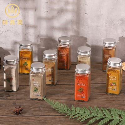 孜然椒盐辣椒胡椒粉烧烤料姜黄粉肉桂粉家用小瓶装食品外撒料套装图3