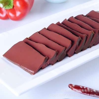 批发曹府记羊血火锅麻辣烫食材羊汤餐饮专用盒装300g厂家直发图3