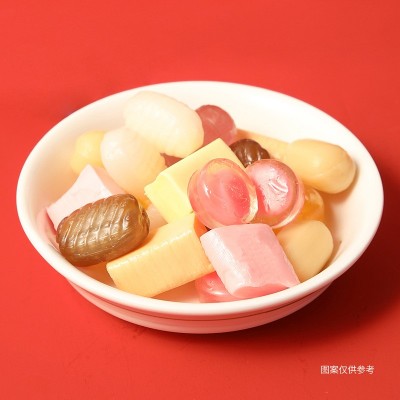 徐福记大喜吉利糖380g混合多味软糖硬糖果婚庆喜糖彩袋年 货送礼包图4