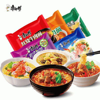 康师傅方便面 24袋整箱批发经典好滋味泡面 红烧泡椒鲜虾速食食品图5