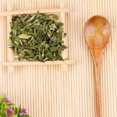 奥祥干菠菜粒脱水蔬菜干调味品香辛料餐饮批发菠菜锭虾粮饲料虾粮图2