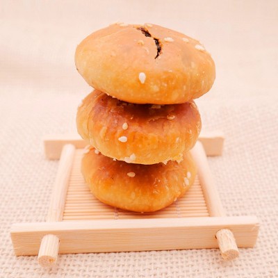 【150克*10袋】黄山烧饼梅干菜扣肉馅安徽特产零食小吃批发糕点心图3