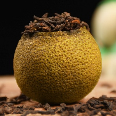 普洱熟茶小青柑茶叶木桶装500克1桶厂家直销一件代发图3