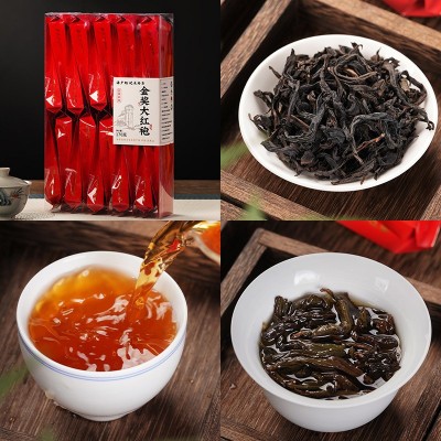 武夷岩茶大红袍茶叶特级正宗花香水仙肉桂奇兰乌龙茶长泡袋 装批发图4
