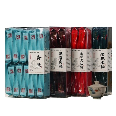 武夷岩茶大红袍茶叶特级正宗花香水仙肉桂奇兰乌龙茶长泡袋 装批发图3