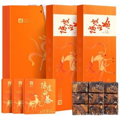网红带货直播福鼎陈皮白茶新会源头厂家一件代发批发紧压寿眉饼干图5
