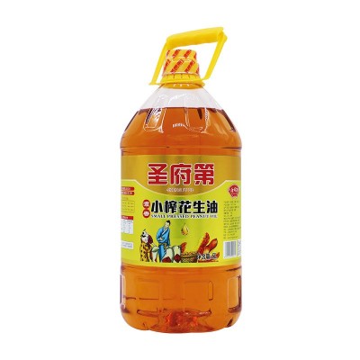 包邮圣府第5L油一级小榨纯花生油商用家用整箱食用油厂家批发图4