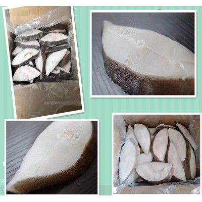 整箱5kg 现货批发格陵兰比目鱼鳕块新鲜深海鱼切片中段比 目鱼鱼片图2