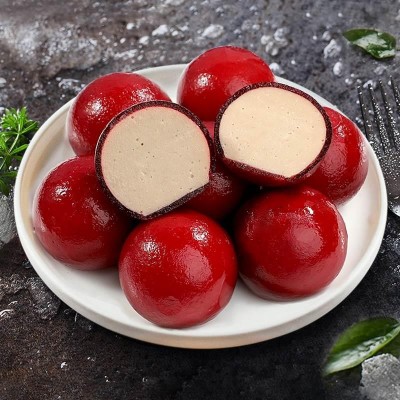樱桃鹅肝法式冰淇淋鹅肝金砖蓝莓鹅肝开袋即食鹅肝料理商用批发图3