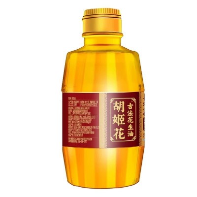 胡姬花古法小榨花生油400ml瓶装压榨小瓶家用食用油 、一件代发、图5