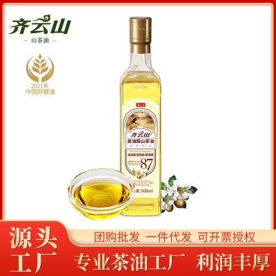 齐云山山茶油500ml 高油酸食用茶籽油 赣南茶油 年货批 发纯山茶油图2