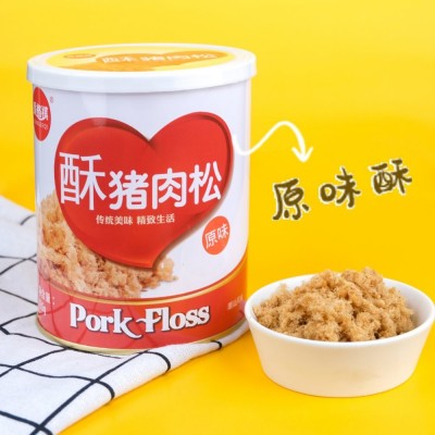 香格祺年货零食批发原味烘焙寿司罐装海苔猪肉松图4