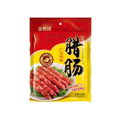 香格祺248g香肠年货批发腊肠零食特产肉肠腊味广式送礼