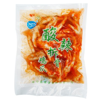 酸辣拆骨鸡爪去骨脱骨鸡爪无中间大骨袋装鸡爪休闲零食即食图5