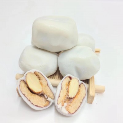 网红无核奶酪枣巴旦木奶芙枣小零食红枣奶酪枣新疆杏夹仁批发图2