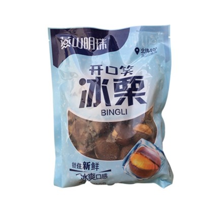 燕山明珠 冰板栗 450g/袋 冷冻开口笑 熟板栗 批发图5