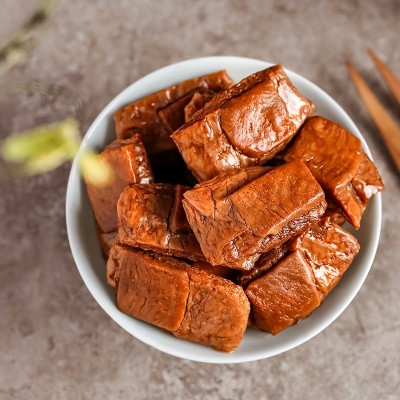 厂家定制烤肉豆干250g网红零食豆脯休闲食品即食豆腐干独立包装图4