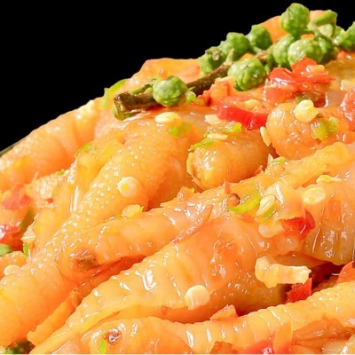 无骨鸡爪批发大袋酸辣柠檬泰式柠檬去骨摆摊饭店商用零食工厂批发