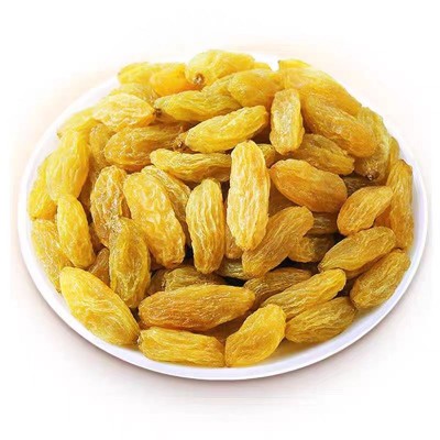 新疆特产黄葡萄干新货批发500g 代发提子干零食树上黄大颗葡萄干图5