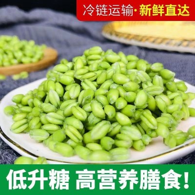 清麦仁新鲜农产品青小麦粒脱皮小麦煮粥五谷杂粮速冻青麦仁400克图4