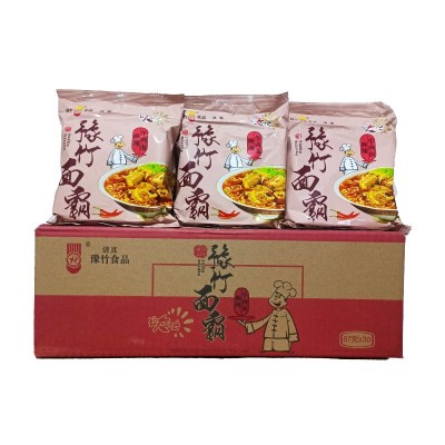 豫竹面霸方便面87g干吃煮泡方便面一整箱袋装干脆面老款清真零食图2