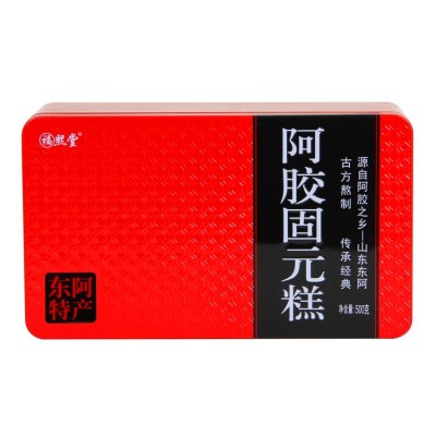 东阿批发阿胶糕500g铁盒装阿胶山东原产驴皮胶块片熬制即 食固元膏图4