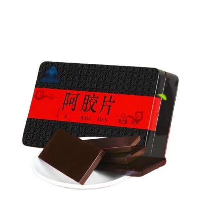 东阿批发阿胶片250g一盒阿胶块山东驴皮即食阿胶固元糕膏批发价格图5