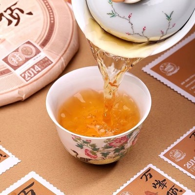广福心道茶叶白茶名村纯料2014年白牡丹礼盒装 300g图3