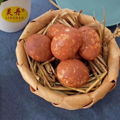 灵丹咸鸭蛋熟咸鸭蛋红心流油咸鸭蛋真空包装熟鸭蛋批发定制咸蛋图3